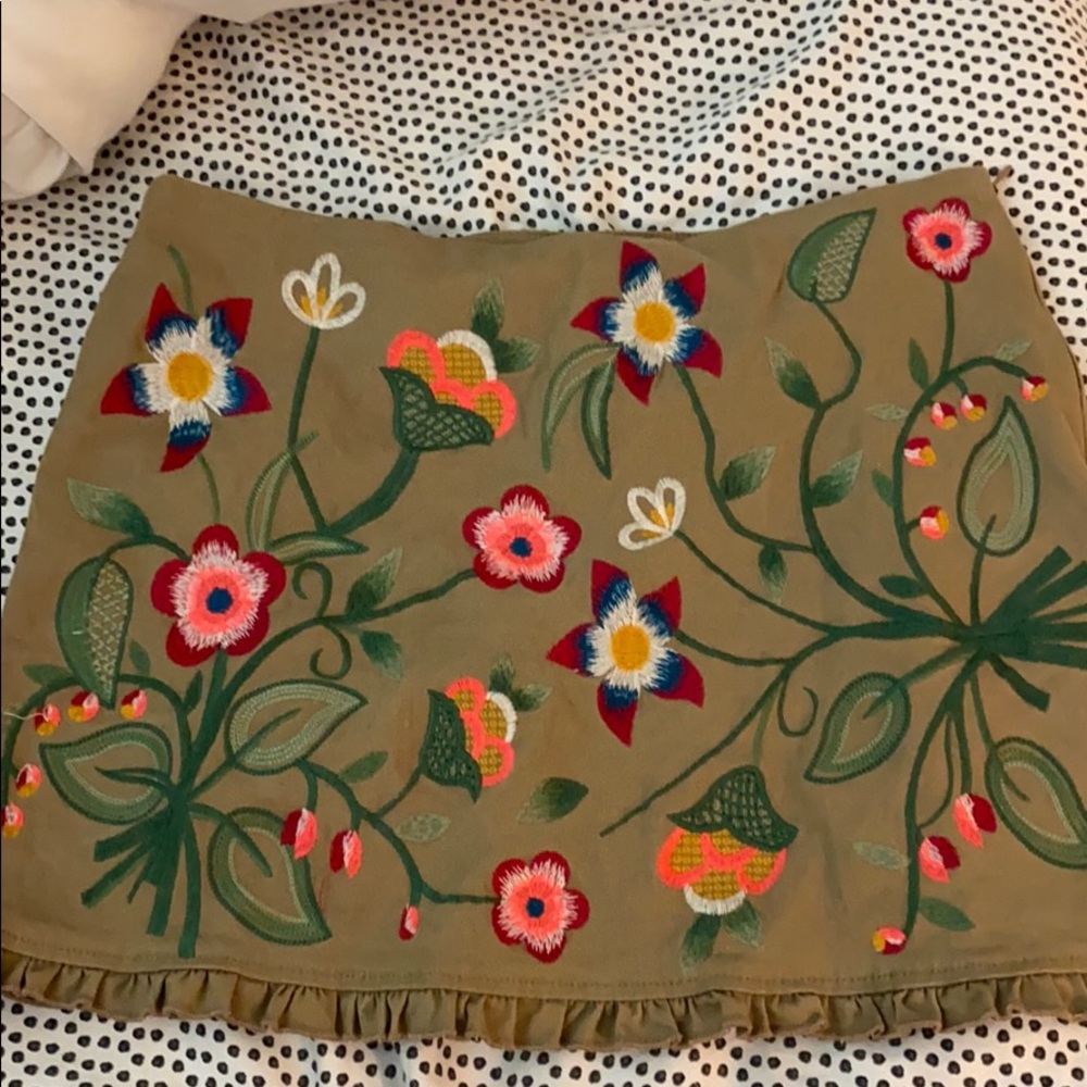 cute floral skirt